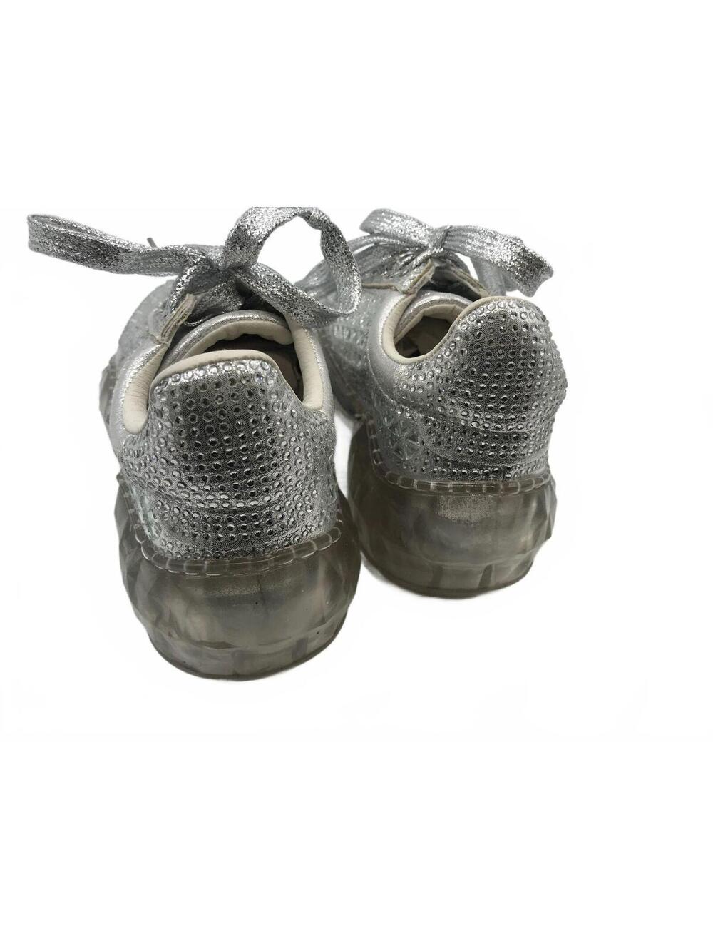 La Seelah  Kids Shoes Size 5.5 White with Ringstones - Picture 4 of 10